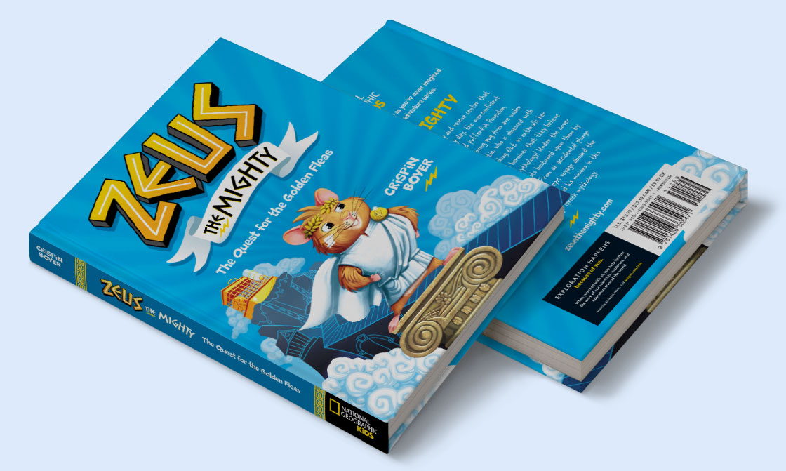 Zeus 3D Front and Back Cover Design created for and copyright by National Geographic Kids