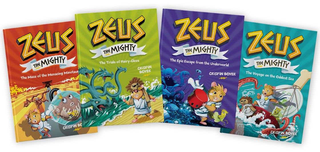 Zeus Series Covers designed for and copyright by National Geographic Kids